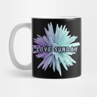 I Love Sunday Mug